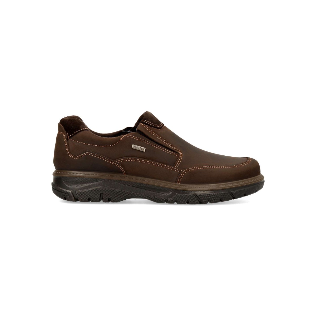 Imac - Mocasines hombre de piel natural modelo extra-ancho con tecnología Imac Tex resistente al agua y suela Shock Absorber