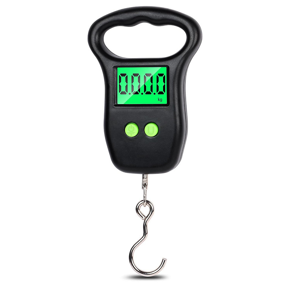 CA Báscula colgante digital Direct Power SARL de 50 kg, báscula para equipaje, analógica, con gancho, báscula de pesca de alta precisión