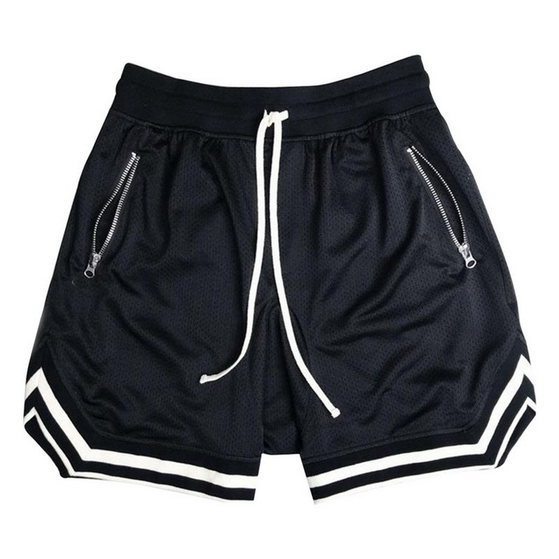 OmHom Shorts De Baloncesto Para Hombre Deporte Fitness Verano Malla Secado Rápido Pantalones Casuales Transpirables Talla Media