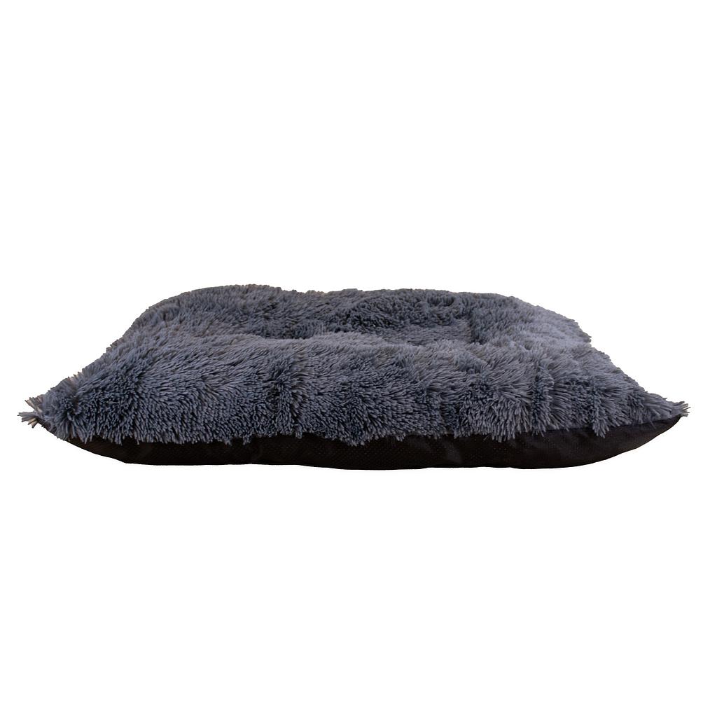 Cama Colchón para Perro Grande Yagu Paw Antiestrés Antracita - Cojín de Descanso (Talla T-U / 80 x 60 x 12 cm)