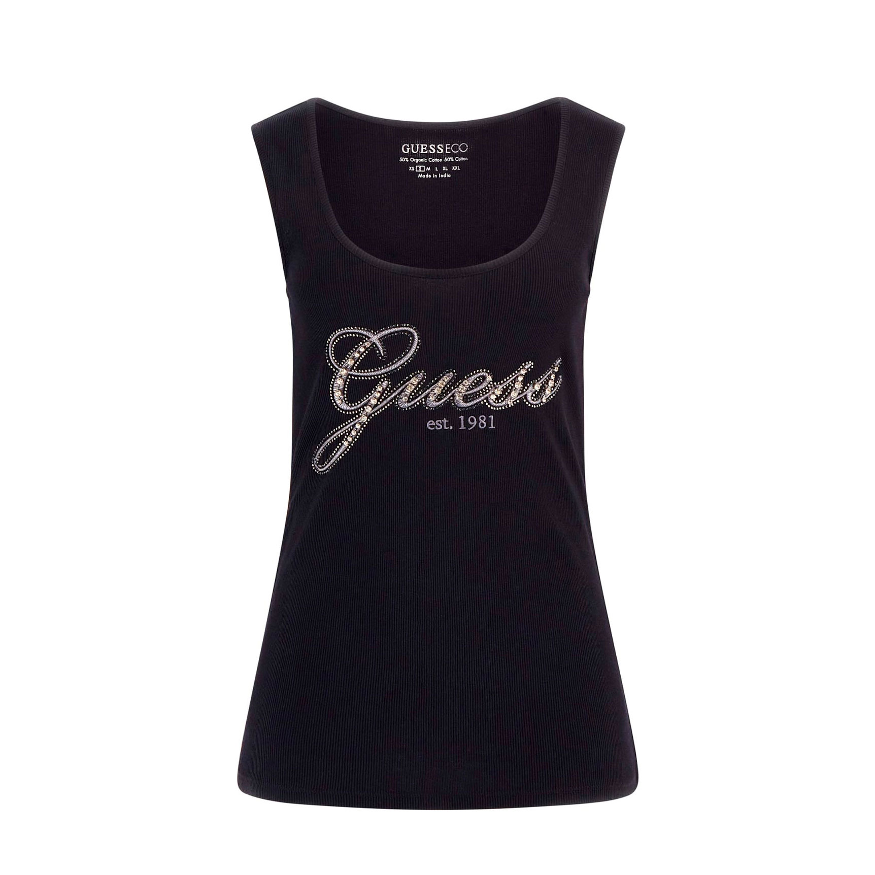 Guess Camiseta Negra W4YP25 K1814-JBLK , para Mujer