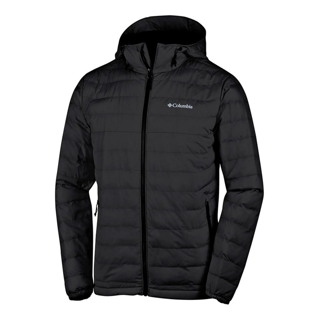 Chaqueta Columbia Powder Negro - Protección Contra el Frío - Ideal para Senderismo