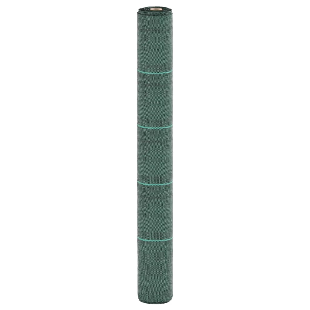 vidaXL Estera de Control de Malezas y Raíces PP 1x50 m Membrana Jardín Color Negro,  Blanco,  Verde y mas