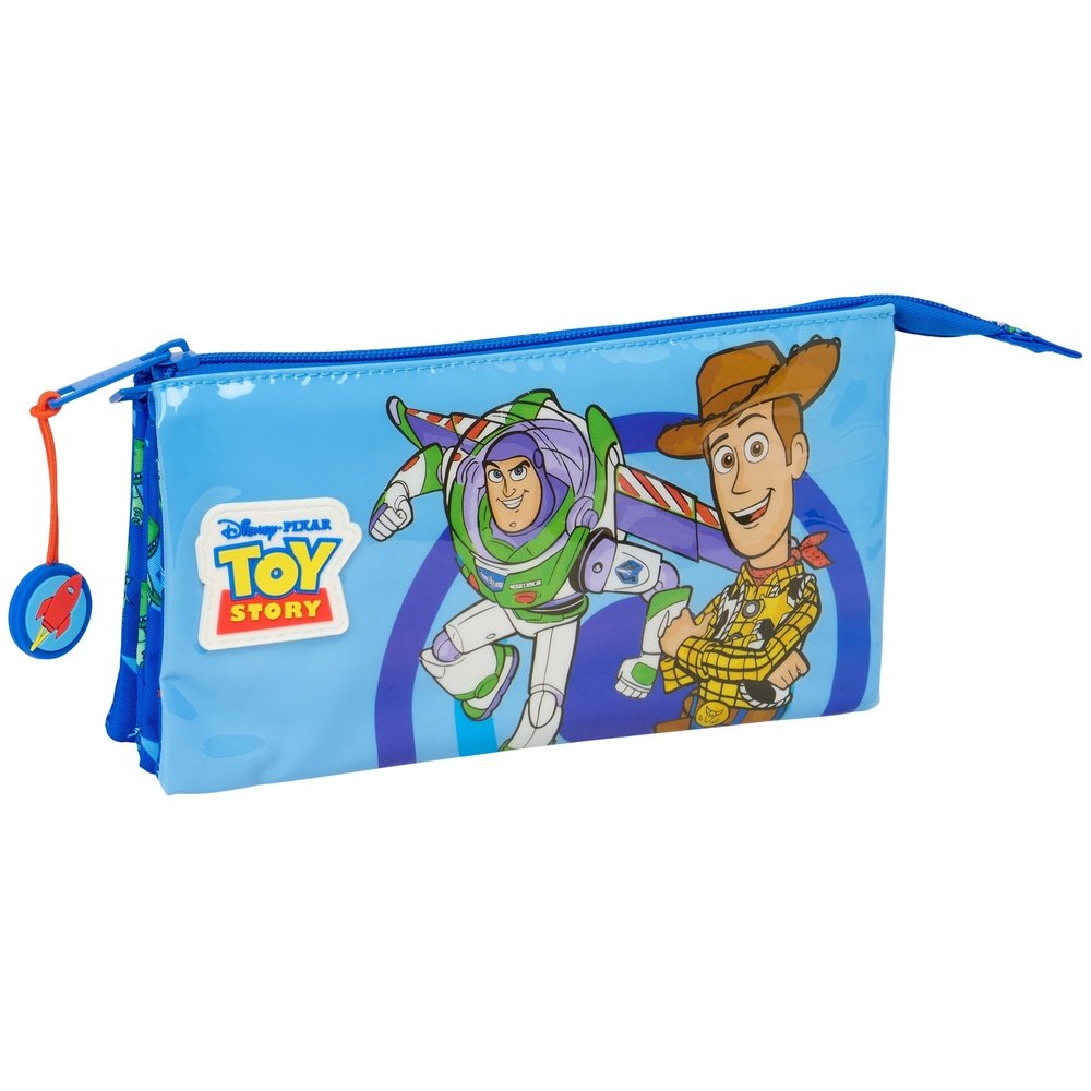 SAFTA PORTATODO TRIPLE TOY STORY GOOD VIBES TOY STORY GOOD VIBES 3x22x12 Cms.