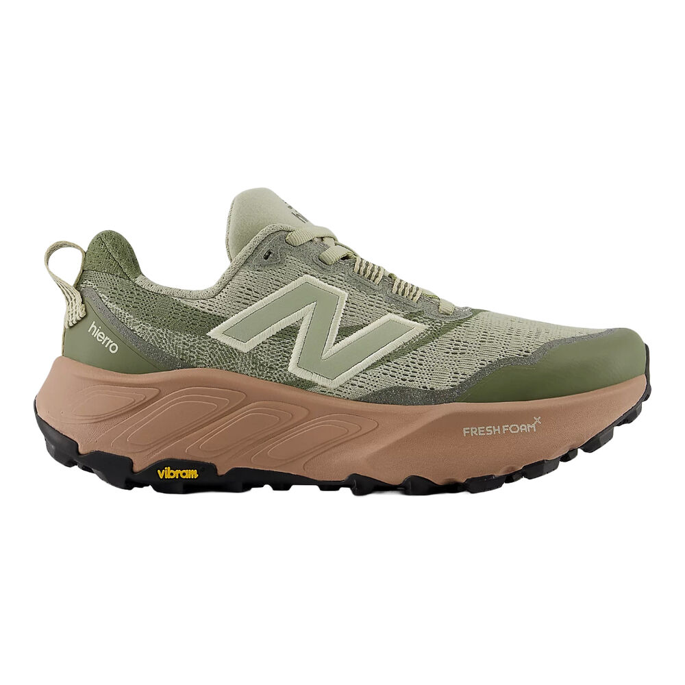 Zapatillas Verdes New Balance Fresh Foam X Hierro v9 Cómoda y Ligera Olivine con Landslide
