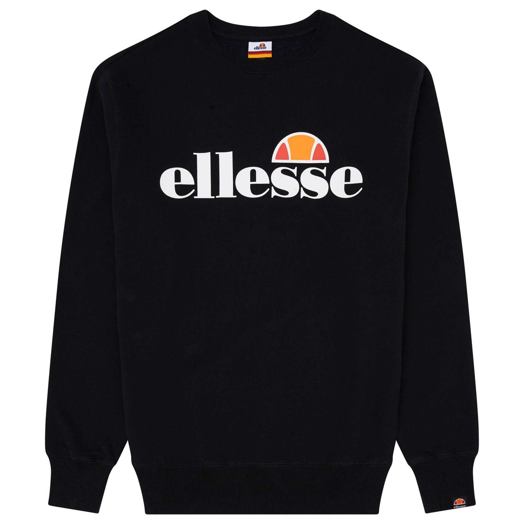ellesse Sudadera para hombre SUCCISO - Sudadera, Cuello redondo, Manga larga, Logotipo impreso SL Succiso