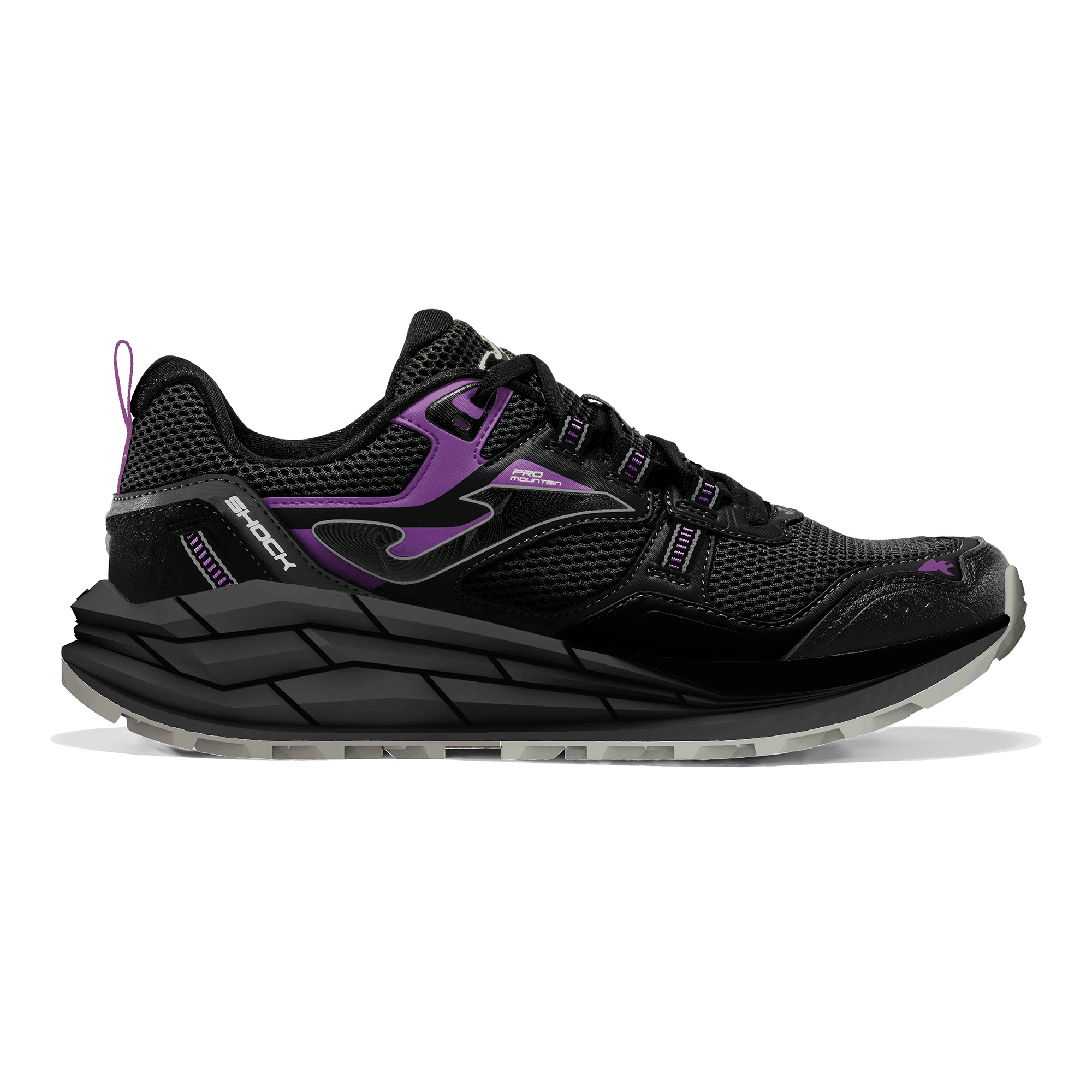 Zapatilla Trekking Mujer Joma Shock 2531 Negro Confortable