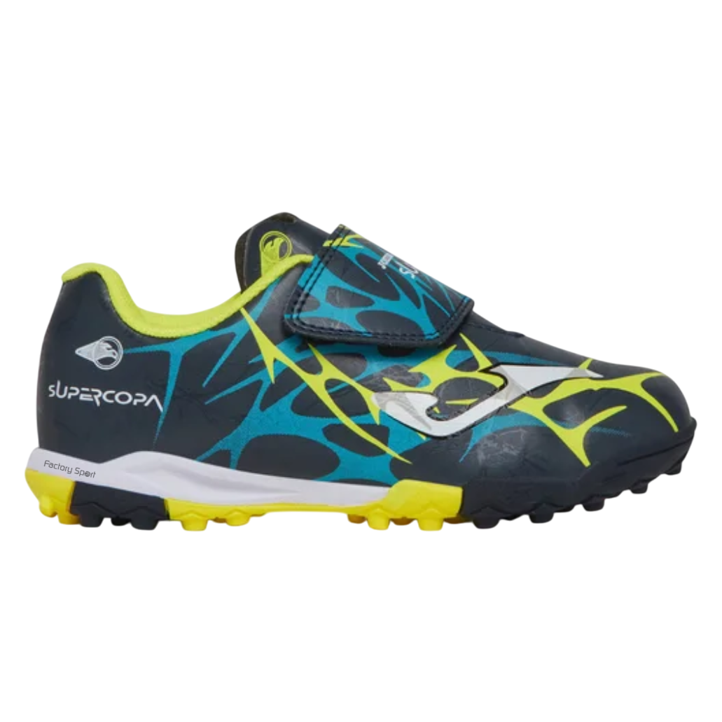 JOMA SUPER COPA TF MARINO/AMARILLO FLUOR PARA NIÑO