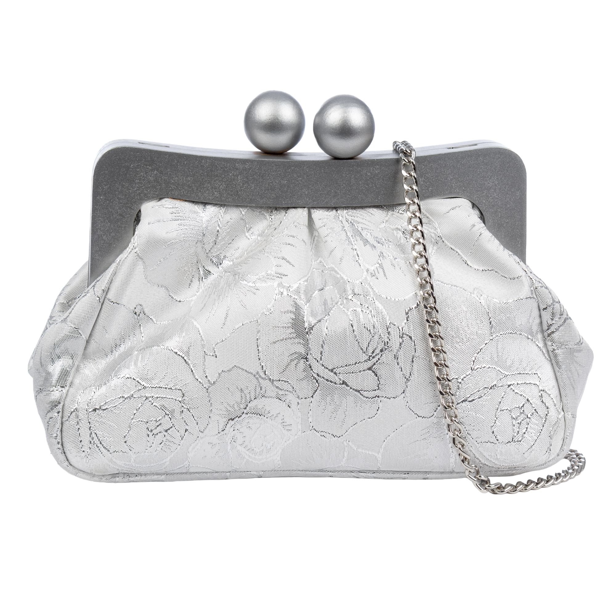 Bormida Bolso bandolera Mujer. Fabricado en madera y tela con diseños florales.
