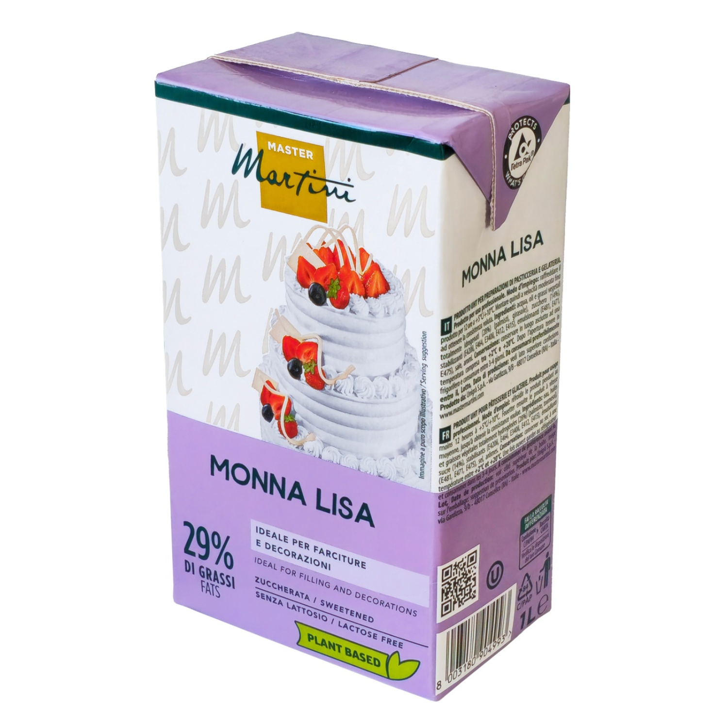 Nata Vegetal Monna Lisa Pro - 1 L (3 Unidades)