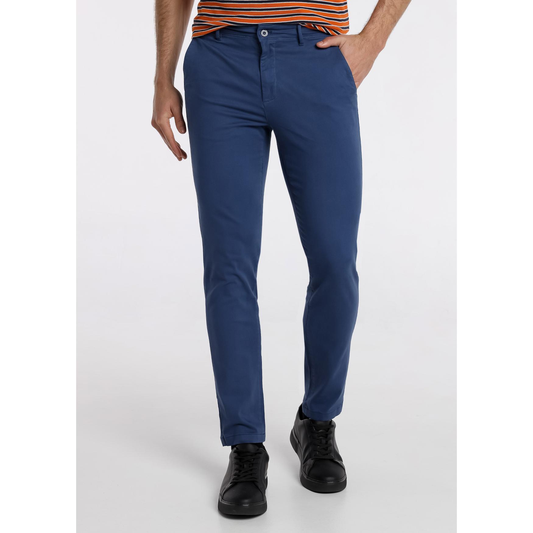 SIX VALVES - Pantalon Chino Caja Media Slim - Tallaje en Pulgadas- Tallaje en Pulgadas