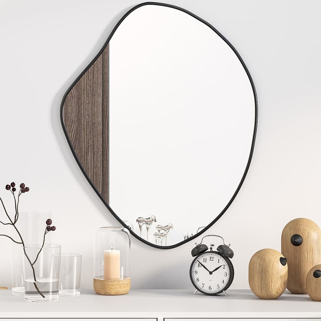 vidaXL Espejo de Pared Dorado Colgante Dormitorio Tocador Salón Decoración Color Dorado,  Negro,  Plateado y mas