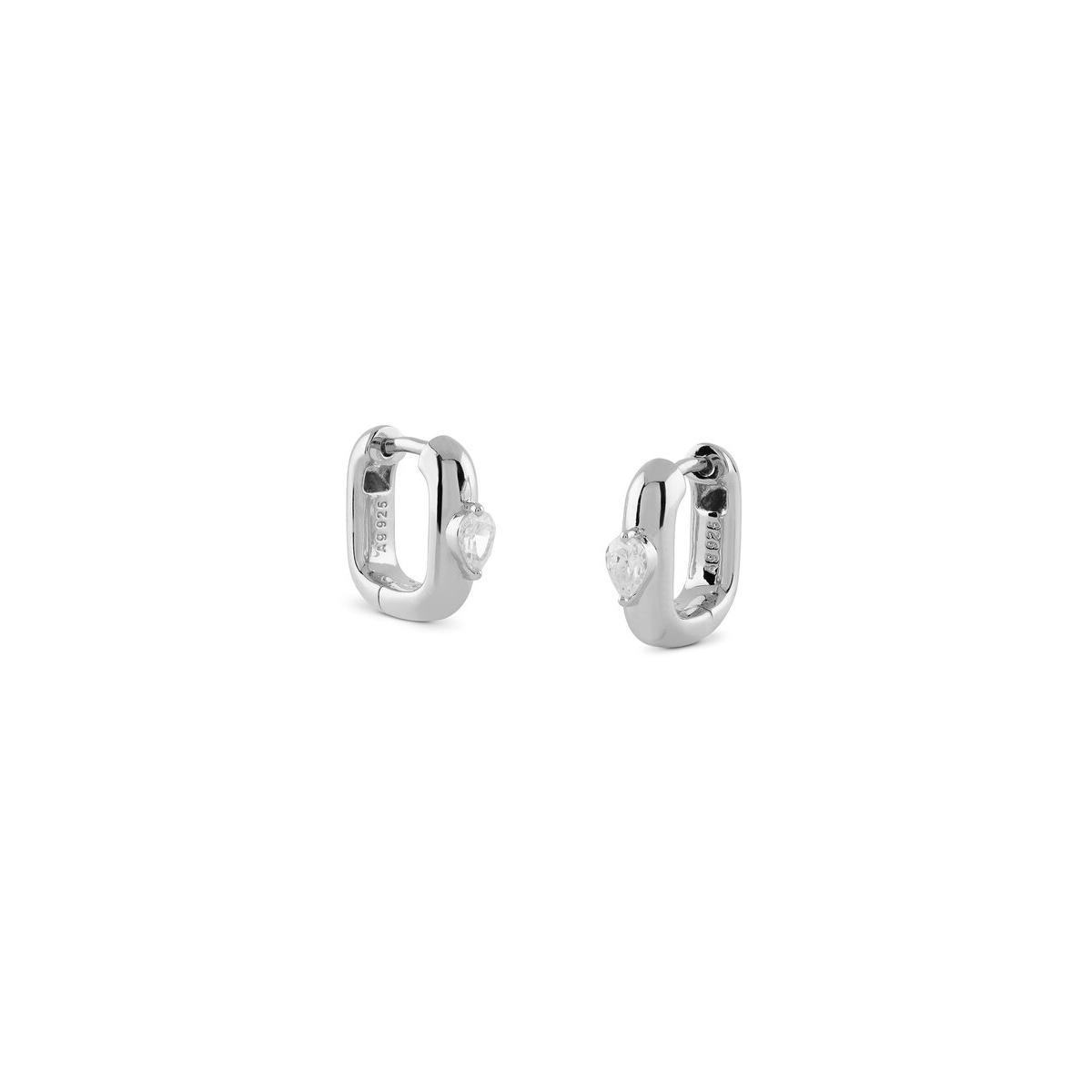 Guess Pendientes Mujer Earrings Nuances De Plata Plateado Jsbe04556jwrht-u