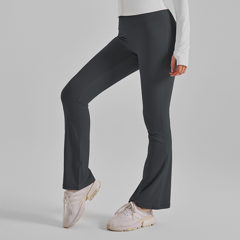 TK Pantalones de yoga elásticos altos, ajustados, ajustados, de cintura alta, color melocotón, para fitness y deportes
