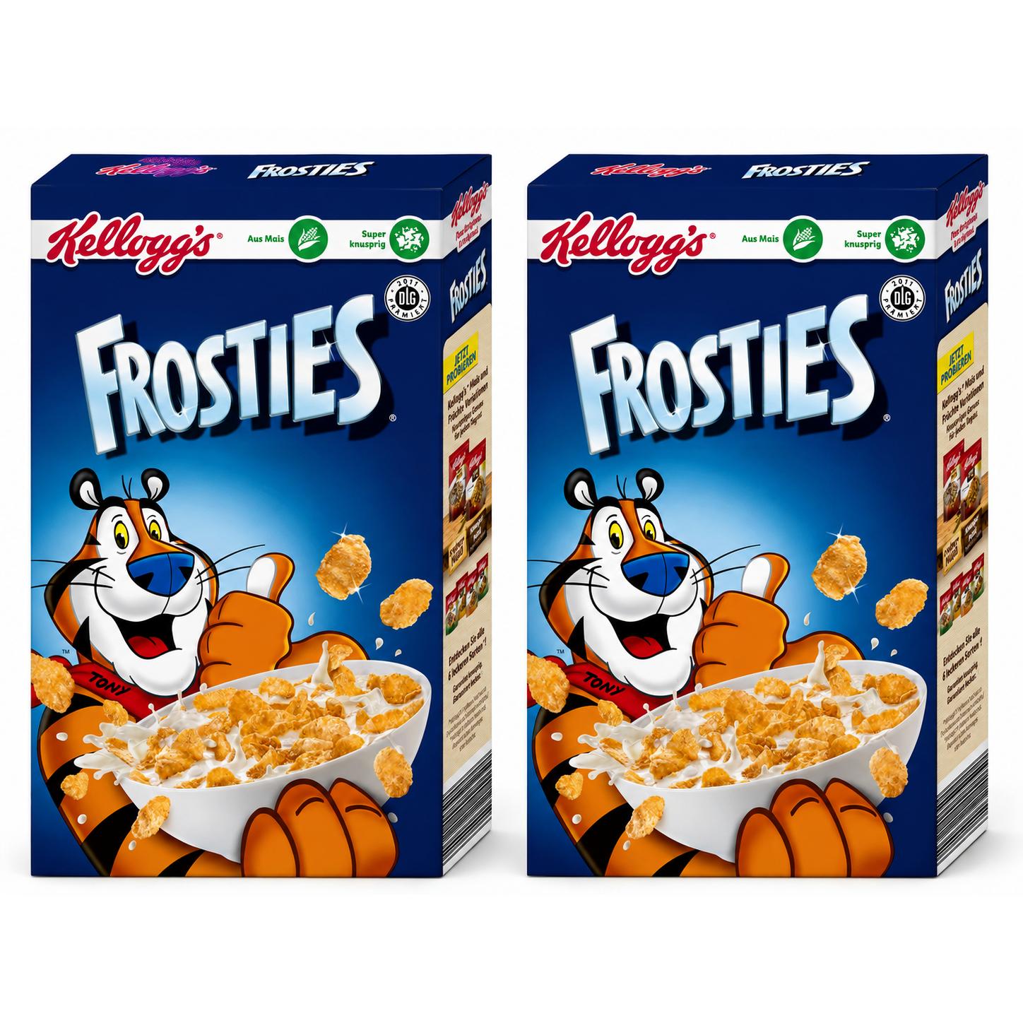 Kellogg's Cereal Frosties330 g Pack de 2– Copos de Maíz con Azúcar