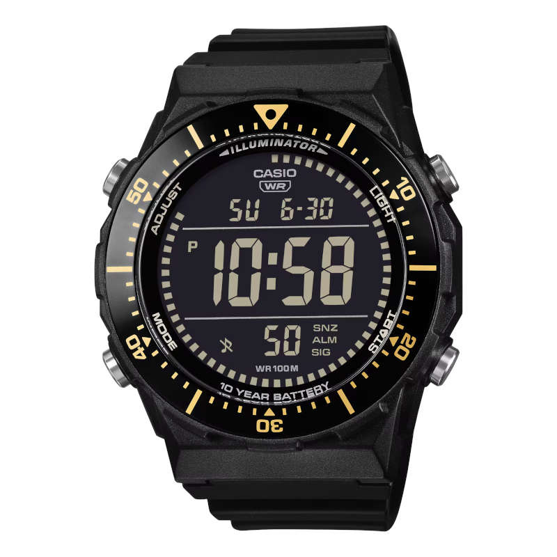 Reloj Casio para hombre Digital, Deportivo y multifuncional, Bisel giratorio, Rendimiento y estilo Ref. AE-1700H-1BVEF