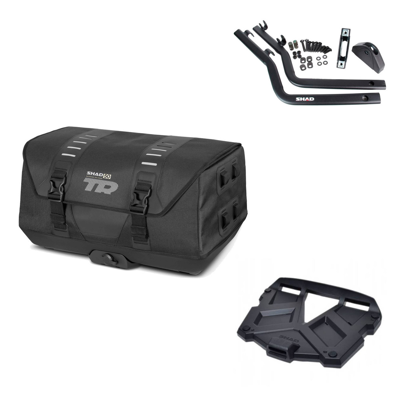 Bolsa Trasera Tr50 + Parrilla Terra Plás KIT-569670