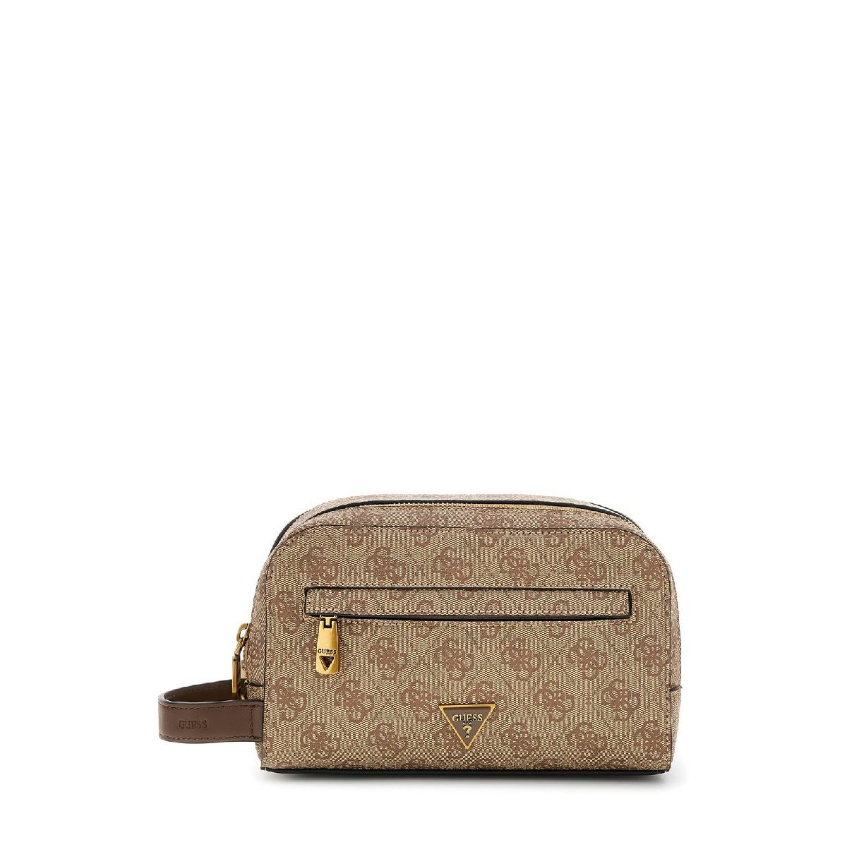 Bolso Guess Milano Small Necessaire Marrón PMMILOP5461-BBO