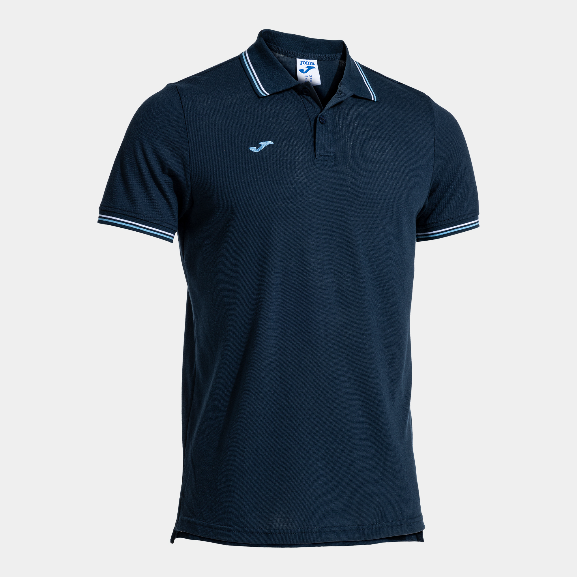 JOMA POLO MANGA CORTA CONFORT CLASSIC MARINO CELESTE Talla 14 (XS) Niño Junior