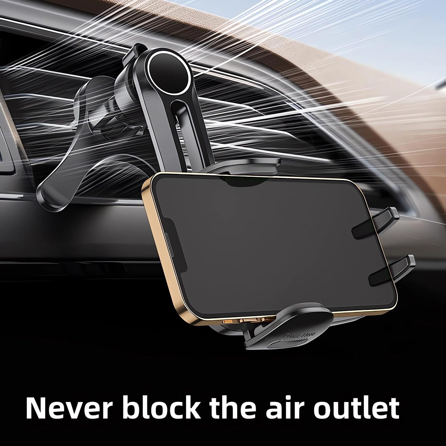 TK Soporte para teléfono de coche, base ajustable y giratoria de 360 grados, soporte para teléfono de coche