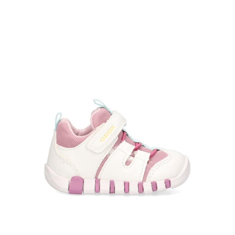 Sandalia Geox - Niña - Suela Plana - Modelo B3558d - Color Blanco