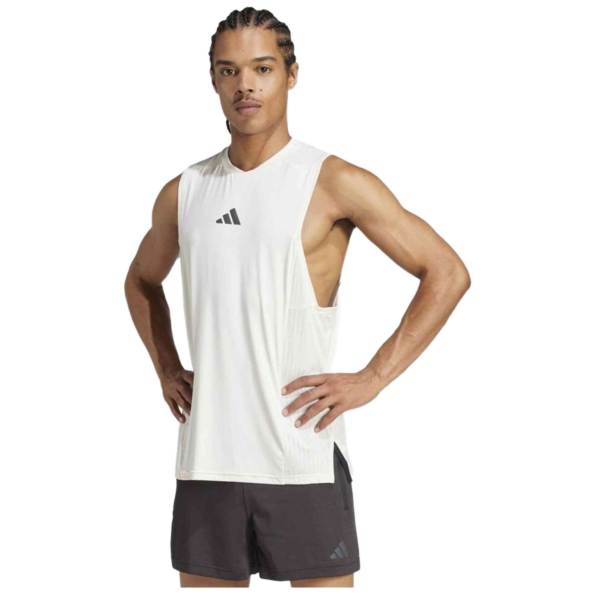 Camiseta De Tirantes Adidas modelo JI8172 para Hombre en color Blanco