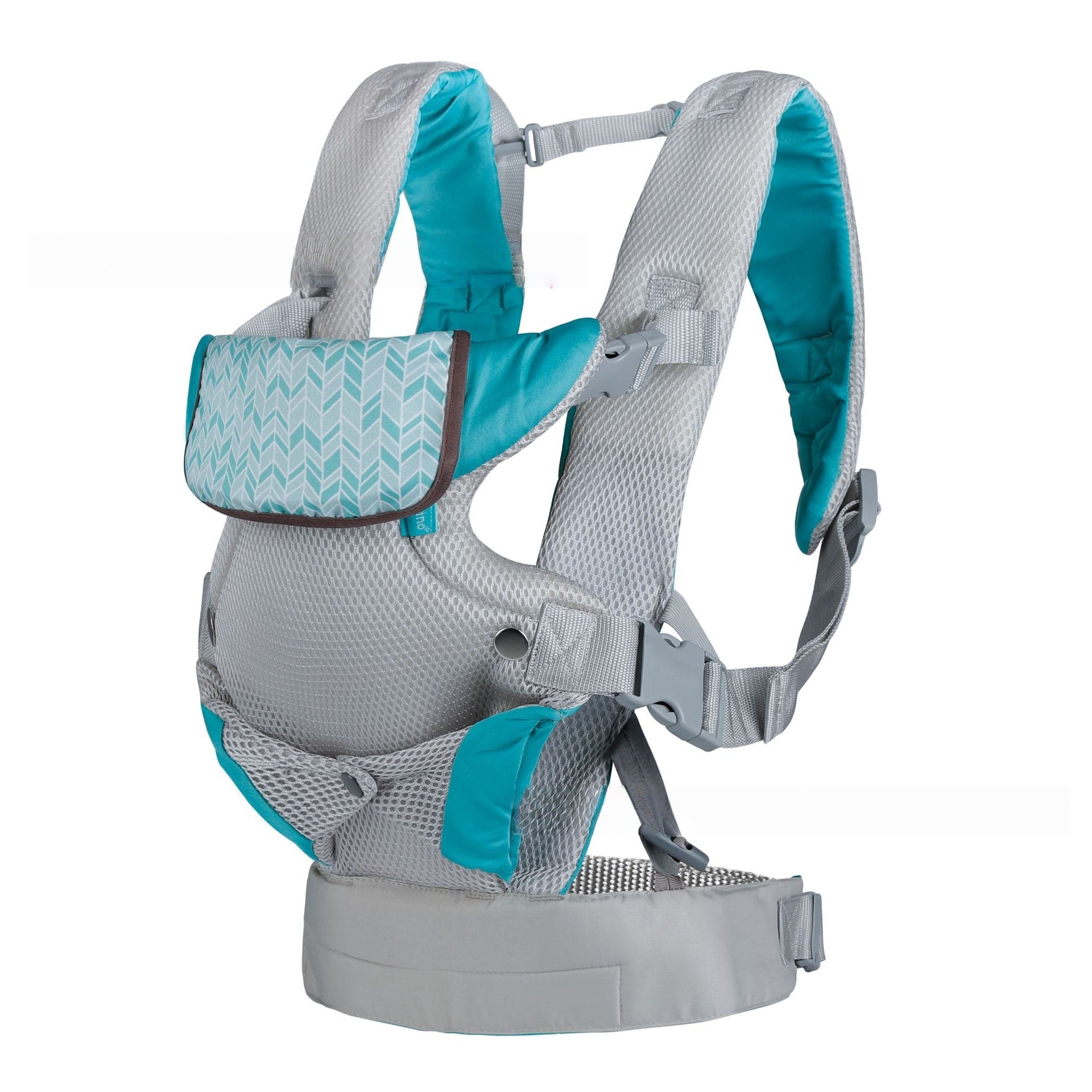 Portabebés 4 en 1 Multifuncional — Mochila Portabebés de Algodón Puro con Asiento de Cadera, Fular Ergonómico para Llevar al Bebé Delante y Detrás, Ideal para Recién Nacidos y Niños Pequeños