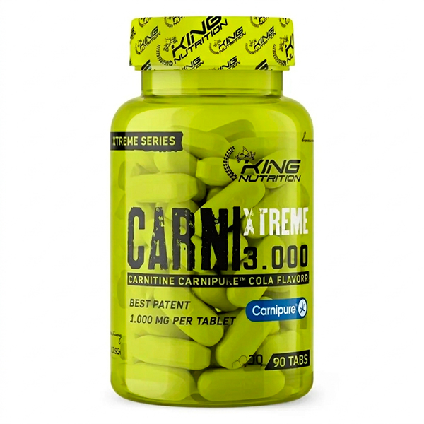 King Nutrition Xtreme Series Carni 3000 90 Comprimidos masticables sabor cola
