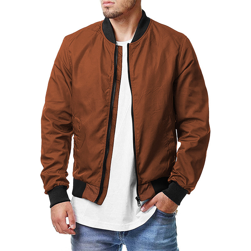 TK Chaqueta de béisbol de piloto deportivo de primavera y otoño, chaqueta de hombre, abrigo casual de talla grande para hombre