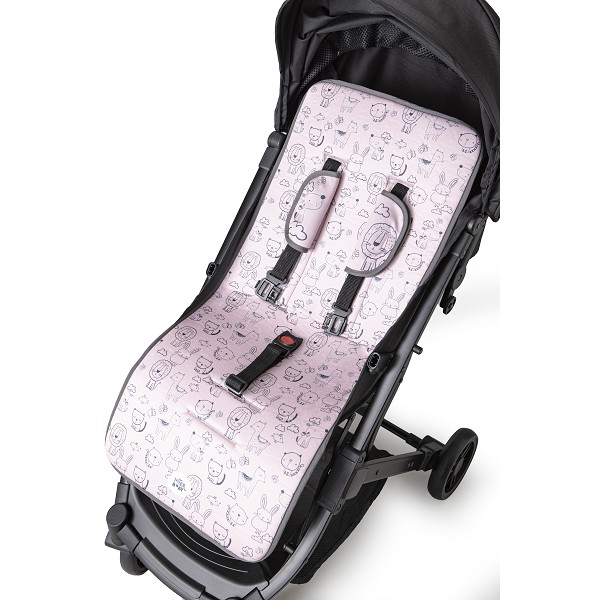 Colchoneta carro Universal TRANSPIRABLE Cats C039 Interbaby incluye forro tirantes