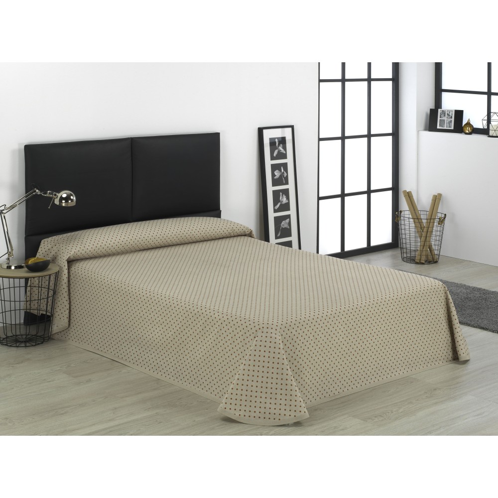 SABANALIA - Colcha estampada Niza (Disponible en varios tamaños y colores) | Colcha ideal para primavera y verano | Producto ligero y decorativo