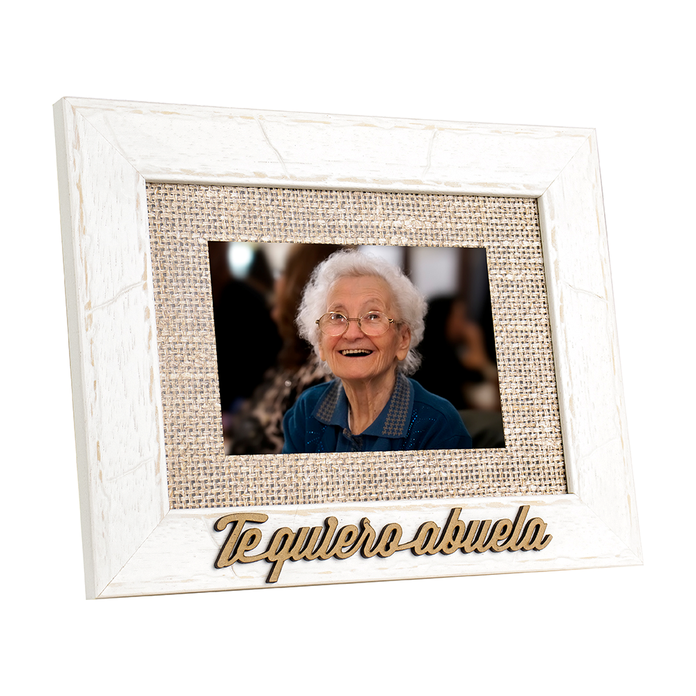 Demark, Marco de fotos KA611 con mensaje de te quiero abuela, Marco para regalar a tu abuela, Tamaño foto 10x15 cm.