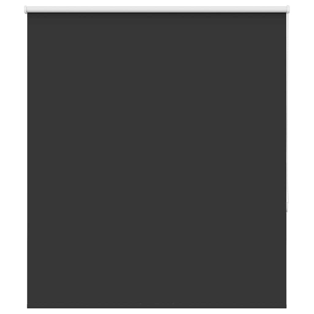vidaXL Estor Enrollable Opaco negro 140x175 cm Tela Ancho 136,6 cm