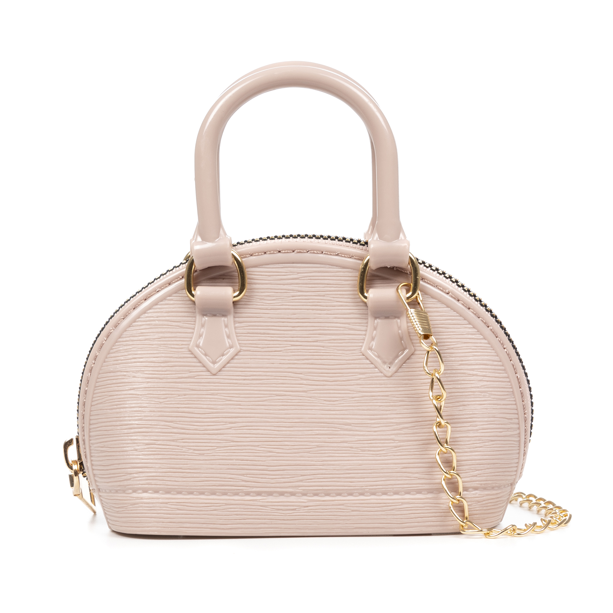 LIBELULLA. Villamagna bolso de mano mini, de pvc con cadena para hombro