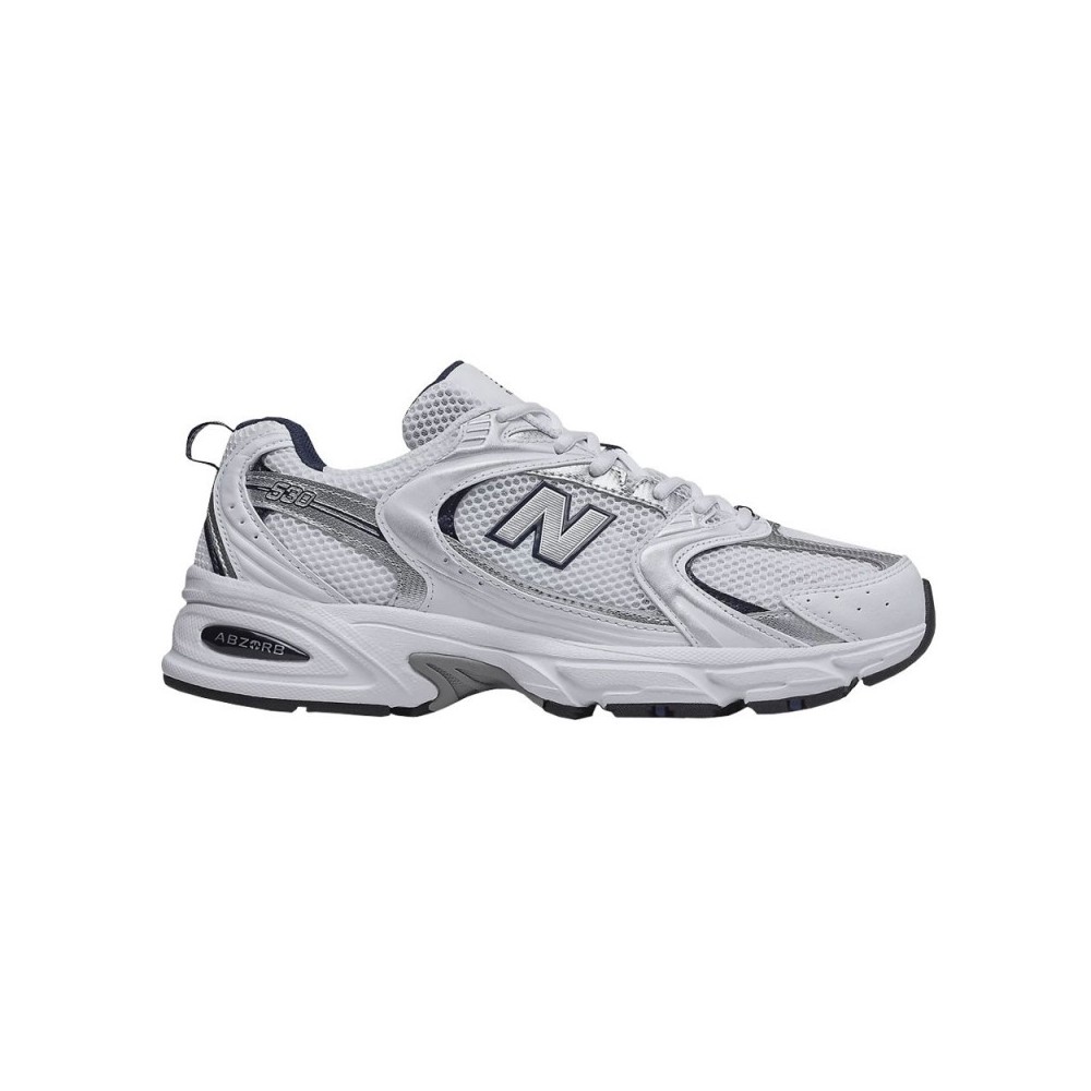 Sneakers Mujer New Balance Mr530 Blanco-Plata