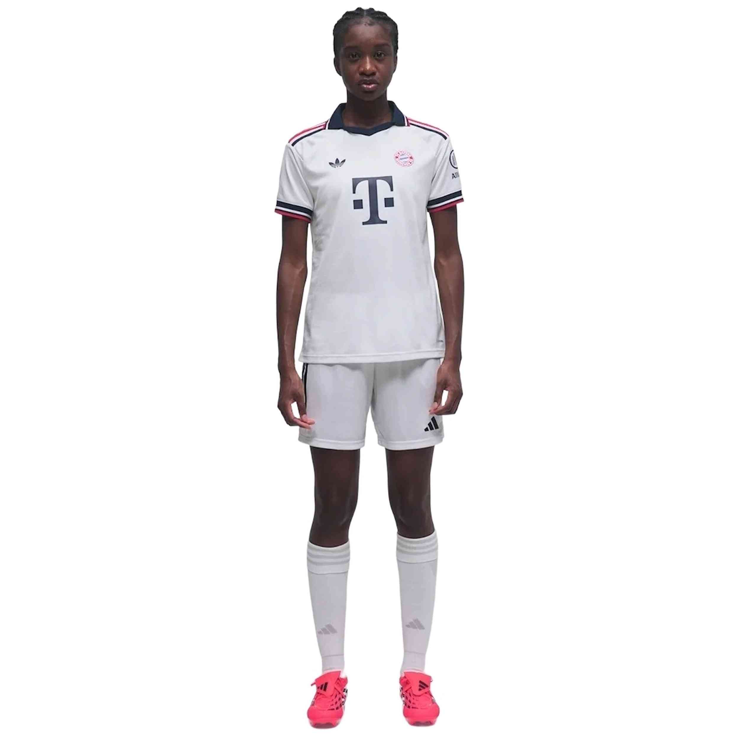 Camiseta De Futbol Adidas modelo FC Bayern 26/27 Away para Mujer en color Blanco