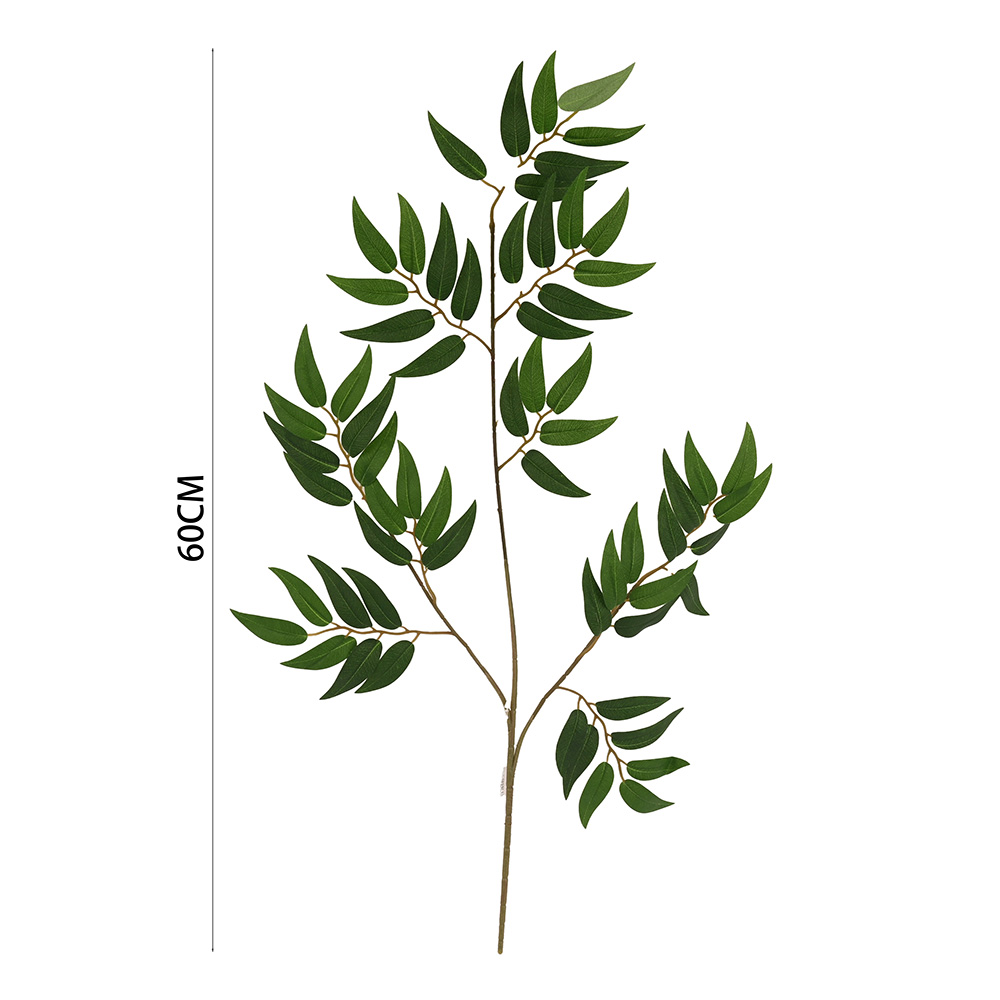 Poenia Arte Floral - Vara de Hoja Artificial 60cm - REF 630795 - Pack de 3