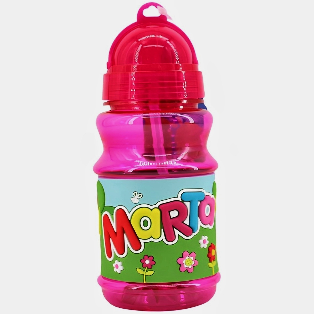 Panda Home Botella de Agua Con Nombre para Niños, 350 ml, Antifugas y sin BPA – Ideal para Colegio, Deporte o Viajes – Regalo Perfecto para Cumpleaños, Reyes (5-10 Años)