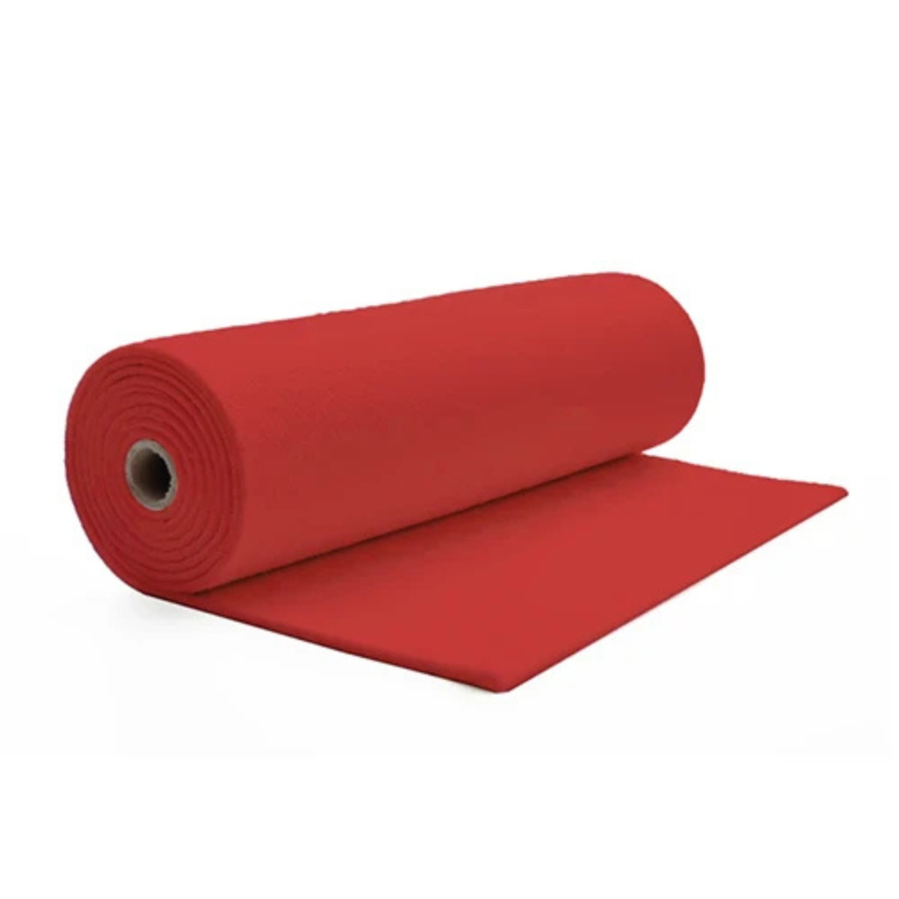 Arquiservi - Moqueta Roja Celeste Ignífuga al corte – Ideal para Eventos, Ferias y Stands