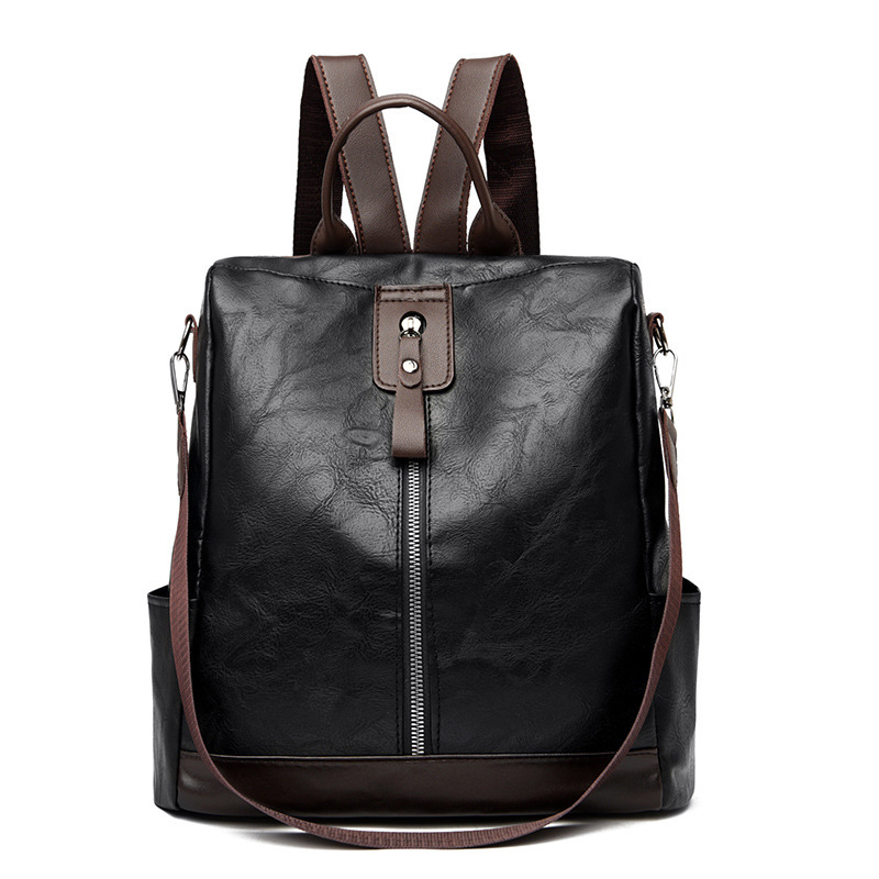 Mochila antirrobo de piel sintética para mujer, bolso de hombro de gran capacidad, bolsa de viaje, de alta calidad y con estilo