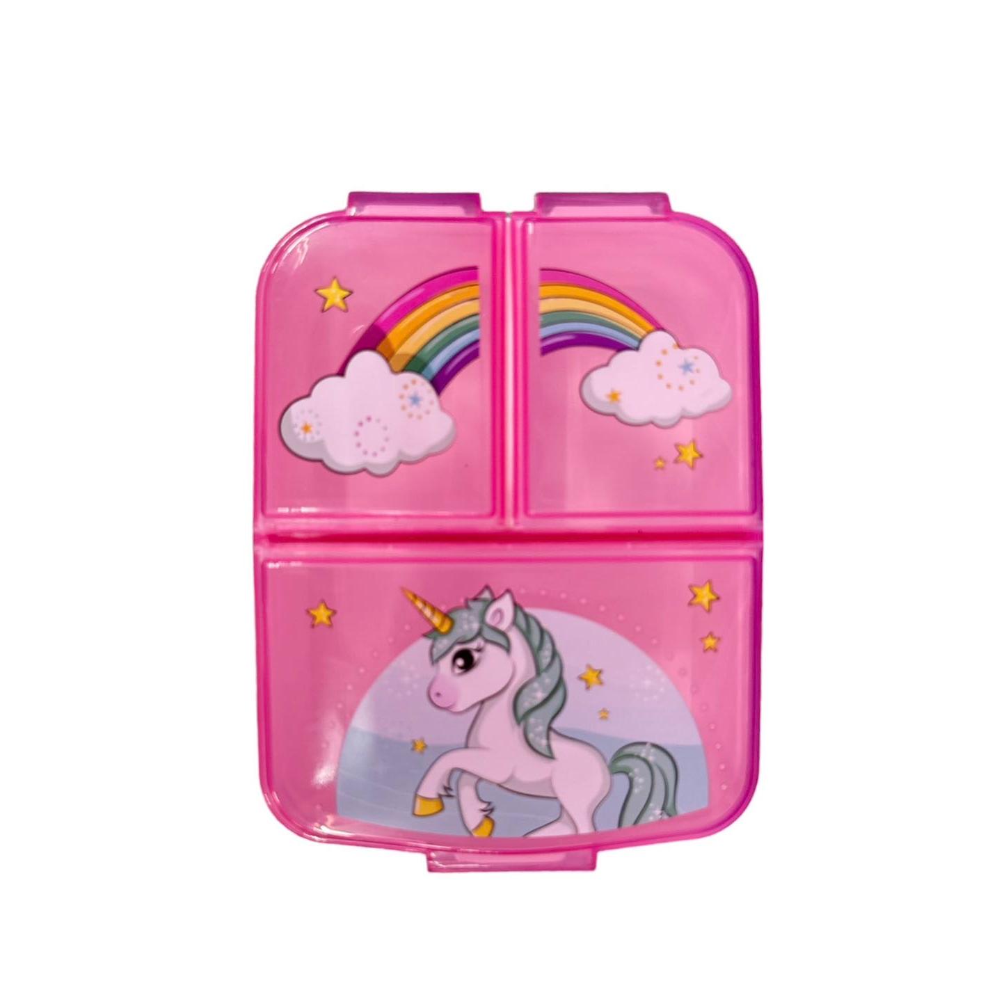 SANDWICHERA con Compartimentos |fiambrera infantil | Varias LICENCIAS Disponibles (Disney, Frozen, LOL, Patrulla Canina, minnie mouse,princesas,stitch,peppa pig,bluey,pokemon ,micky,Batman..)