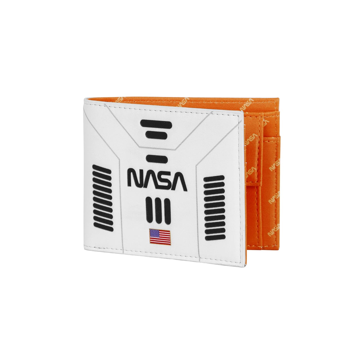 NASA Spaceship Men's Wallet, White