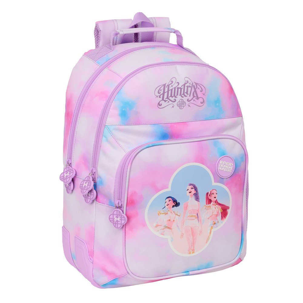 SAFTA  MOCHILA DOBLE CON CANTONERAS ADAPTABLE A CARRO K-POP DH ART K-POP DH ARTIST 15x32x42 Cms.