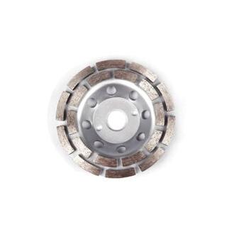 CA Disco de copa diamantado universal S-giant de 125 mm para hormigón y piedra - Doble hilera, montaje de 22,2 mm