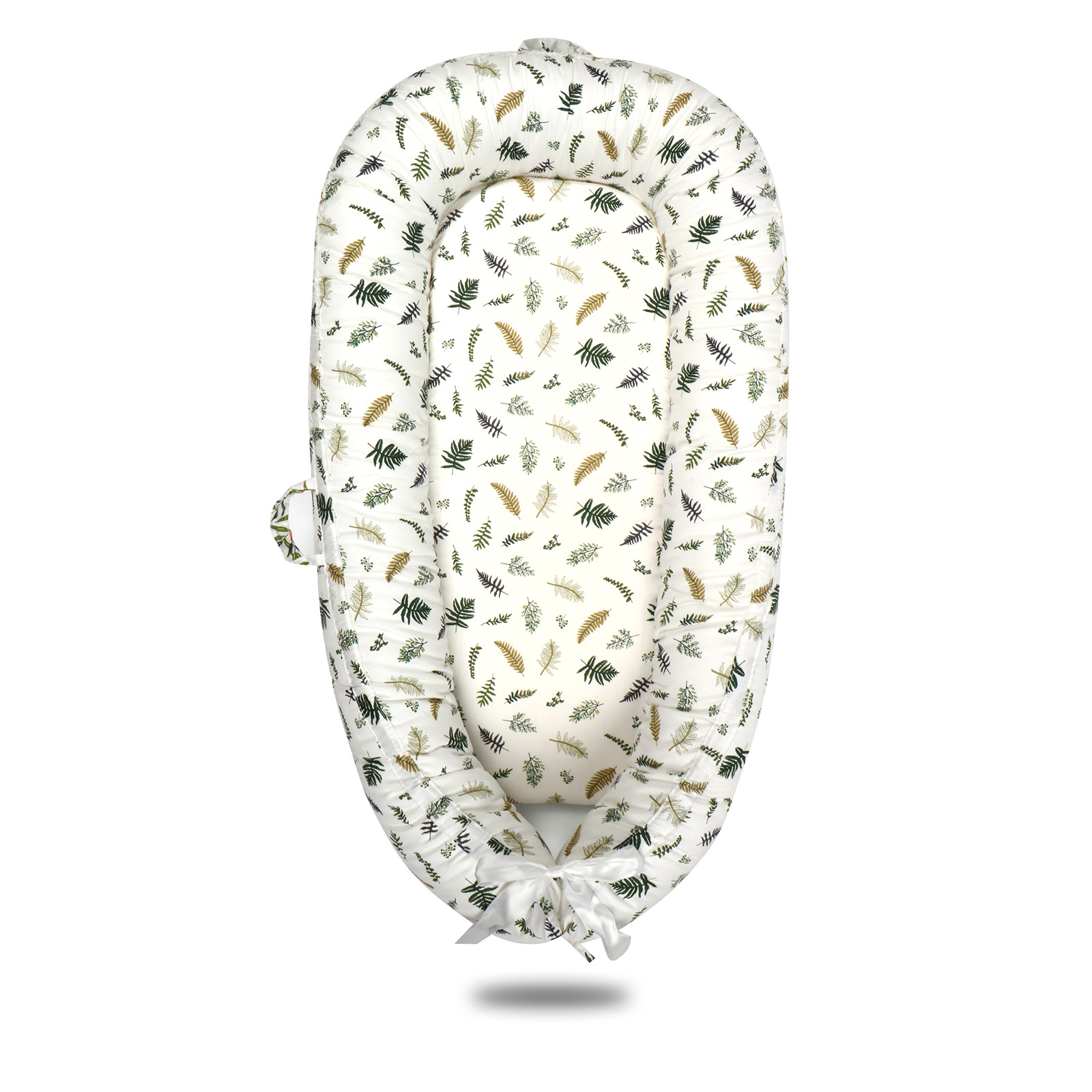 OmHO Cuna Portátil LUKE LULU Con Cama Media Plegable Biónica Almohadilla De Sueño Para Bebé Material De Algodón Adecuado Para 0-6m Hasta 4-6años Cuatro Estaciones