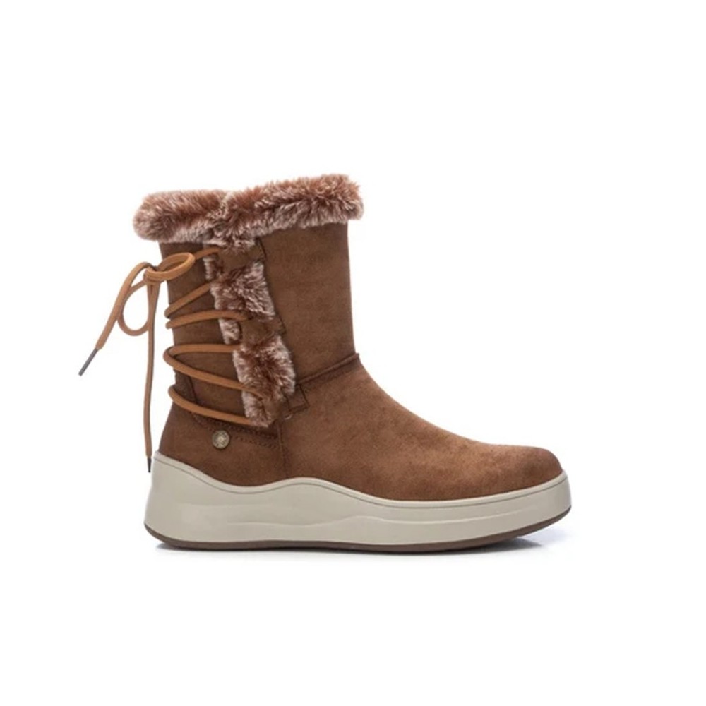 Refresh - Botines de mujer modelo 172117 en tono camel, cómodos y versátiles para combinar con jeans o vestidos, cierre práctico