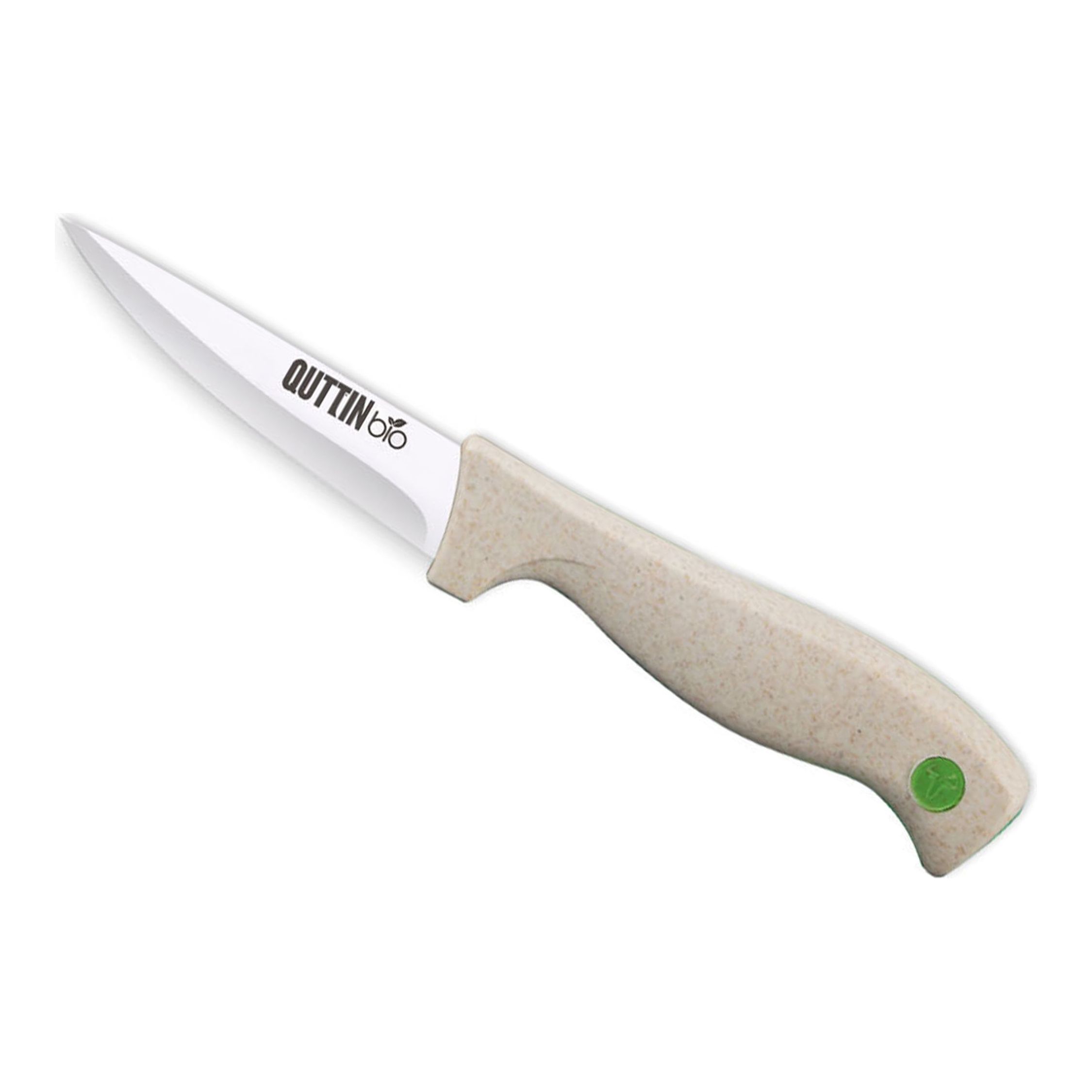 QUTTIN - Cuchillo Panero 8.5cm Gama BIO - Elegancia y calidad Italiana, Tecnología Robótica Monoblock, Precisión CNC y Personalizado con Tecnología Láser | Amystyle