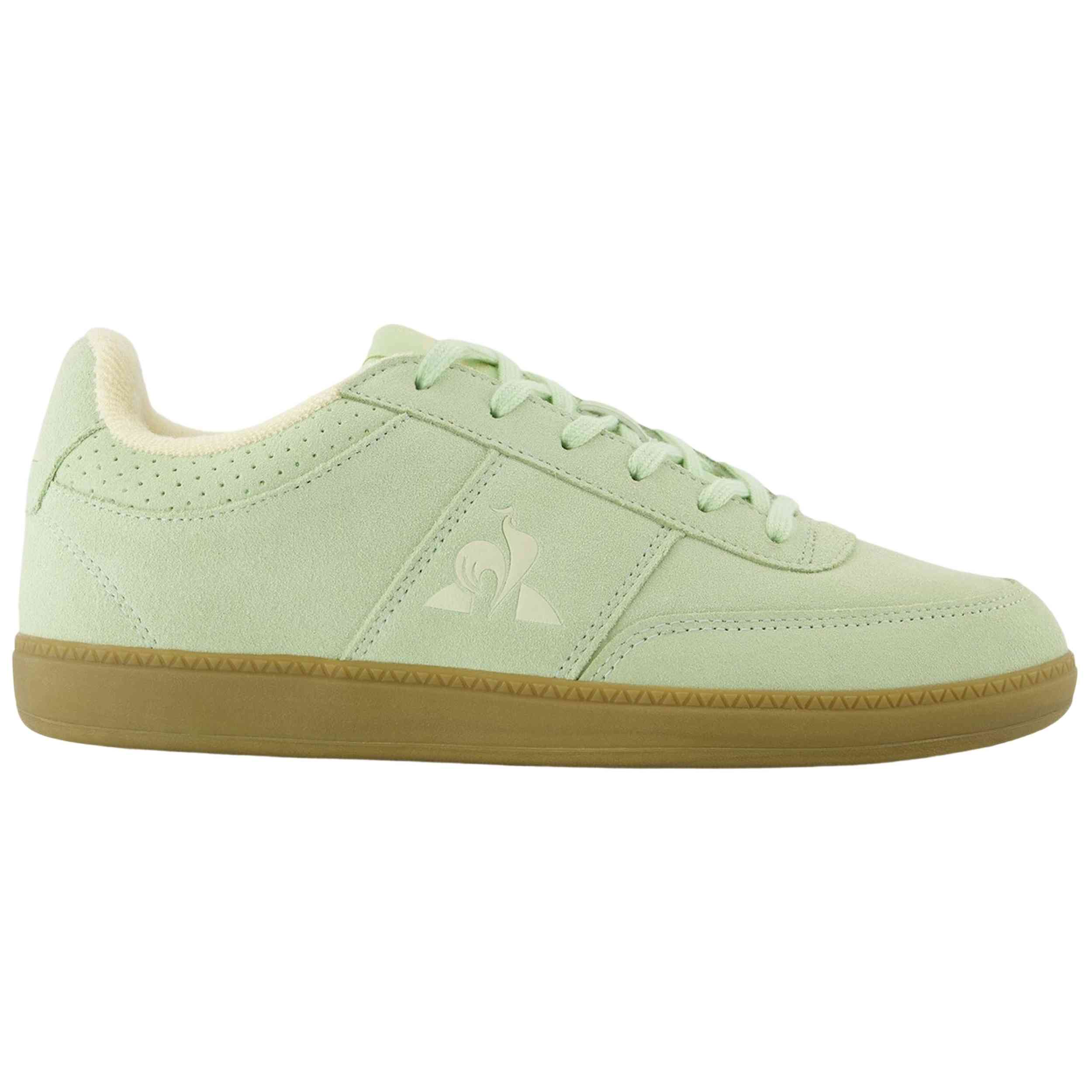 Zapatillas Le Coq Sportif modelo LCS DERBY SUEDE W seafoam green/gum para Mujer en color Verde