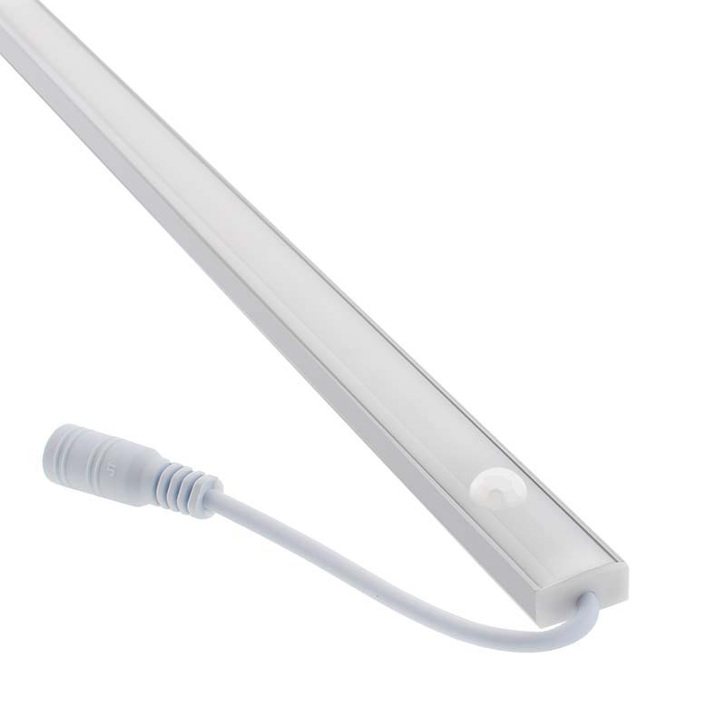 LEDBOX Barra lineal LED SENSA con sensor PIR, 18W, DC24V, 100cm, Blanco cálido. Iluminación interior LED, Iluminación Led integrada