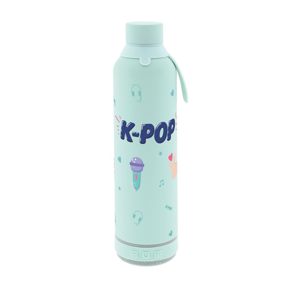 LOVELY BOTELLA TERMICA 600ML CON ALTAVOZ MINT K-POP K-POP